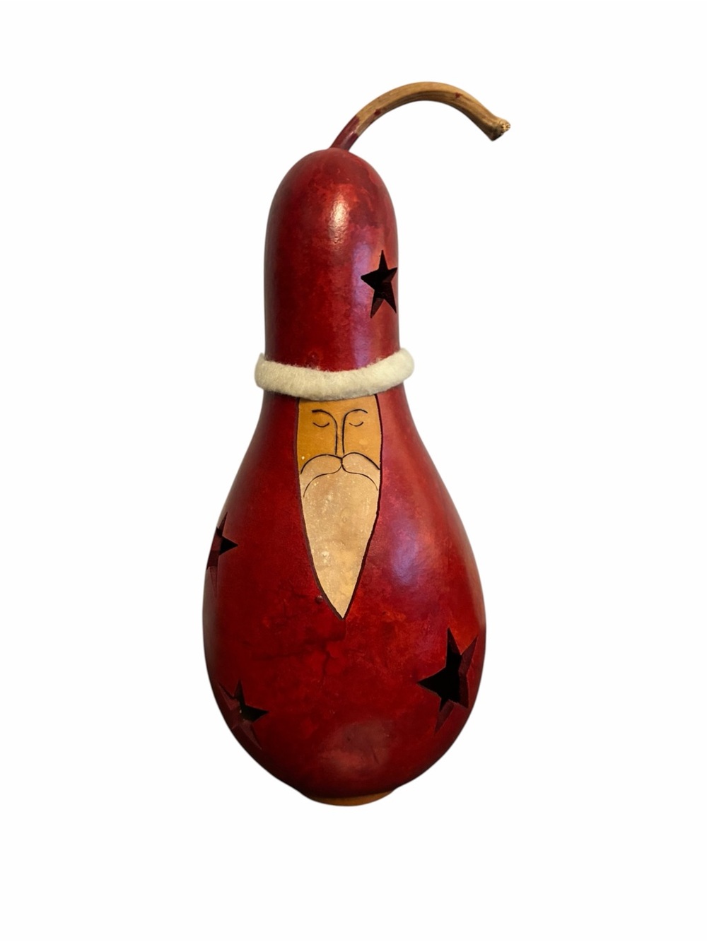 Meadowbrooke Gourds Vintage Santa Light Decor